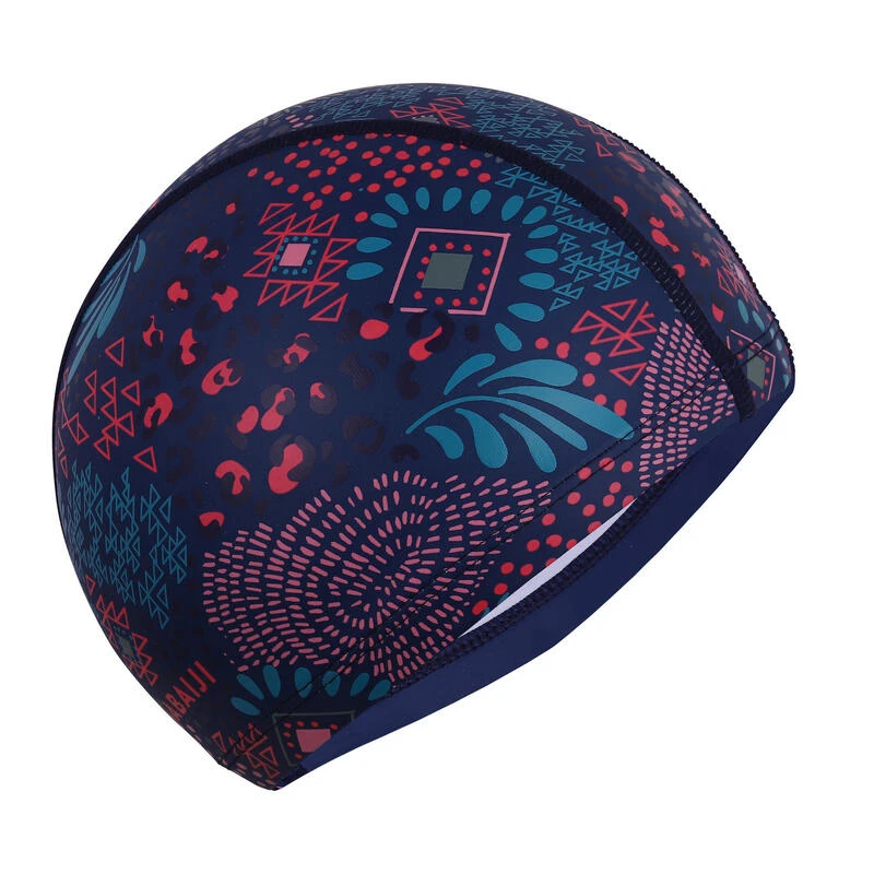 Bonnet de Bain en Maille Enduite - Tissu Imprimé - Taille L - Canopa Bleu Rose Bonnet De Bain En Maille Enduite - Tissu Imprimé - Taille L - Canopa Bleu Rose -Plongée Matériel Magasin bonnet de bain en maille enduite tissu imprime taille l canopa bleu rose 3