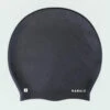Bonnet De Bain En Silicone - Taille Unique - Cheveux Volumineux - Noir
