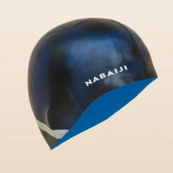 Bonnet De Bain En Silicone - Taille Unique - Term Bleu Noir -Plongée Matériel Magasin bonnet de bain en silicone taille unique term bleu noir 2