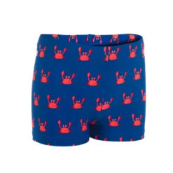 Boxer De Bain Bébé / Enfant Bleu Imprimé CRABES -Plongée Matériel Magasin boxer de bain bebe enfant bleu imprime crabes 3