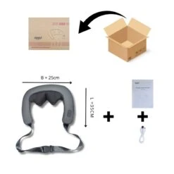 Ceinture De Massage Électronique - Grix - Sans Fil -Plongée Matériel Magasin ceinture de massage electronique grix sans fil 2