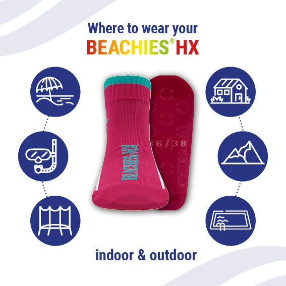 Chaussettes d'eau/Chaussettes de plage - unicolore rose Chaussettes D'eau/Chaussettes De Plage - Unicolore Rose -Plongée Matériel Magasin chaussettes deauchaussettes de plage unicolore rose 1