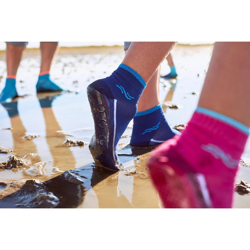 Chaussettes d'eau/Chaussettes de plage - unicolore rose Chaussettes D'eau/Chaussettes De Plage - Unicolore Rose -Plongée Matériel Magasin chaussettes deauchaussettes de plage unicolore rose 4