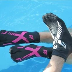 Chaussettes Natation Adulte Piscine Antidérapantes Antibactérien Fuchsia -Plongée Matériel Magasin chaussettes natation adulte piscine antiderapantes antibacterien fuchsia 4