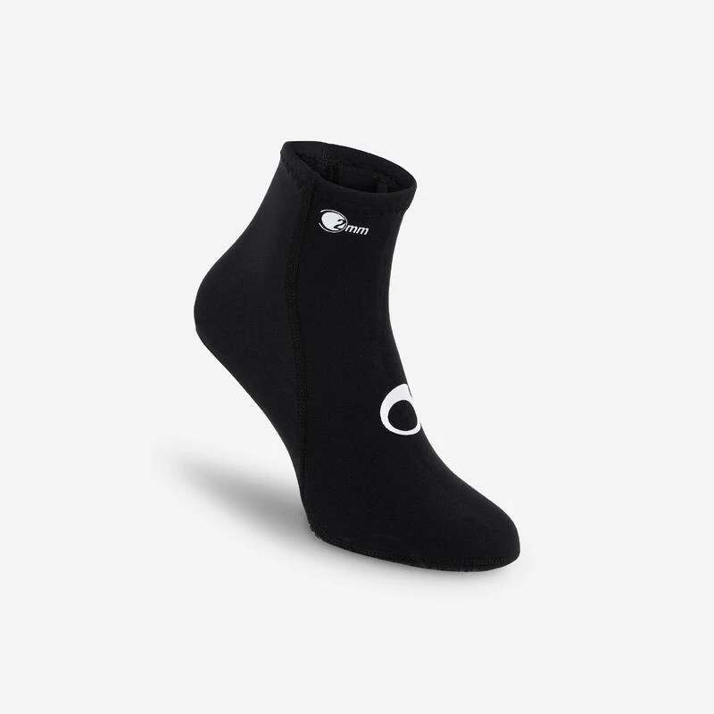 Chaussettes plongée néoprène 2mm - noir Chaussettes Plongée Néoprène 2mm - Noir -Plongée Matériel Magasin chaussettes plongee neoprene 2mm noir