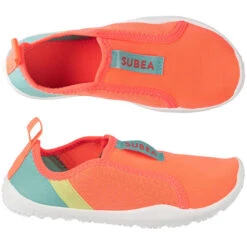 Chaussures Aquatiques élastiques Enfant - Aquashoes 120 Corail -Plongée Matériel Magasin chaussures aquatiques elastiques enfant aquashoes 120 corail 2