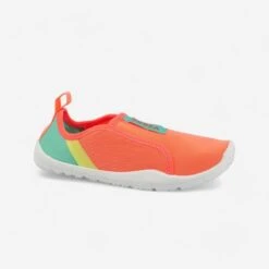 Chaussures Aquatiques élastiques Enfant - Aquashoes 120 Corail