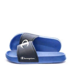 Claquettes Noir/Bleu Garçon Champion Samoa