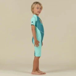 Combinaison Anti UV Bébé Kloupi Vert Imprimé SAVANE -Plongée Matériel Magasin combinaison anti uv bebe kloupi vert imprime savane 2