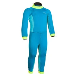 Combinaison Néoprène Natation Jeune Enfant - TI WARM - Bleue -Plongée Matériel Magasin combinaison neoprene natation jeune enfant ti warm bleue 2