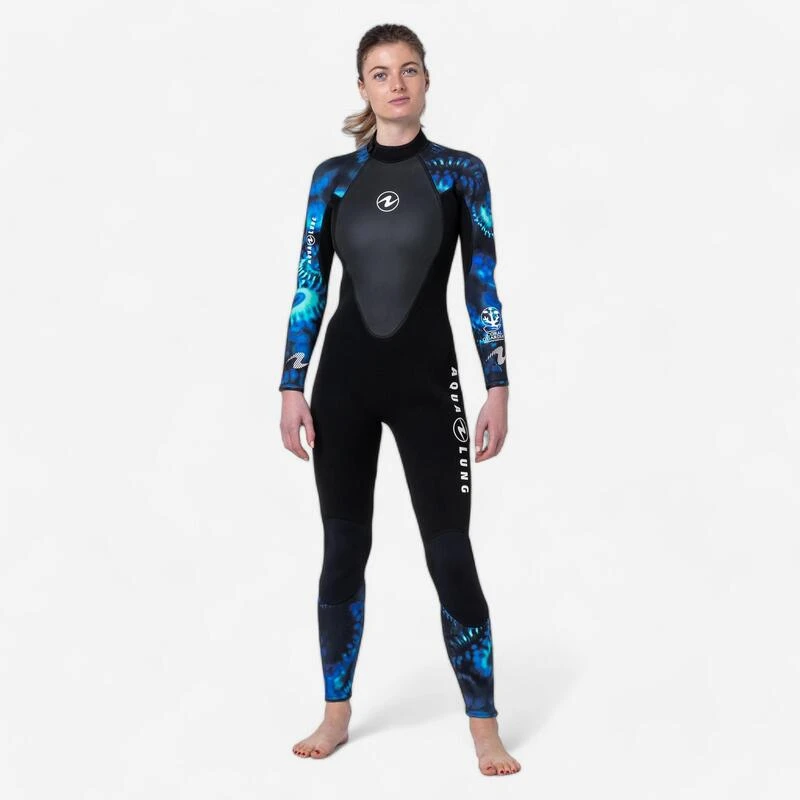 Combinaison Plongée Aqualung Femme néoprène 3mm - HYDROFLEX Noir/Bleu Combinaison Plongée Aqualung Femme Néoprène 3mm - HYDROFLEX Noir/Bleu -Plongée Matériel Magasin combinaison plongee aqualung femme neoprene 3mm hydroflex noirbleu