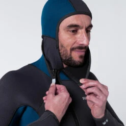 Combinaison Plongée Homme Néoprène 5mm - SCD 500 Noir Et Bleu -Plongée Matériel Magasin combinaison plongee homme neoprene 5mm scd 500 noir et bleu 4