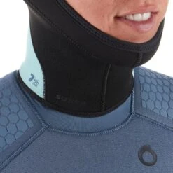 Combinaison Plongée Semi-étanche Femme Néoprène 7mm - Bleu Gris -Plongée Matériel Magasin combinaison plongee semi etanche femme neoprene 7mm bleu gris 5