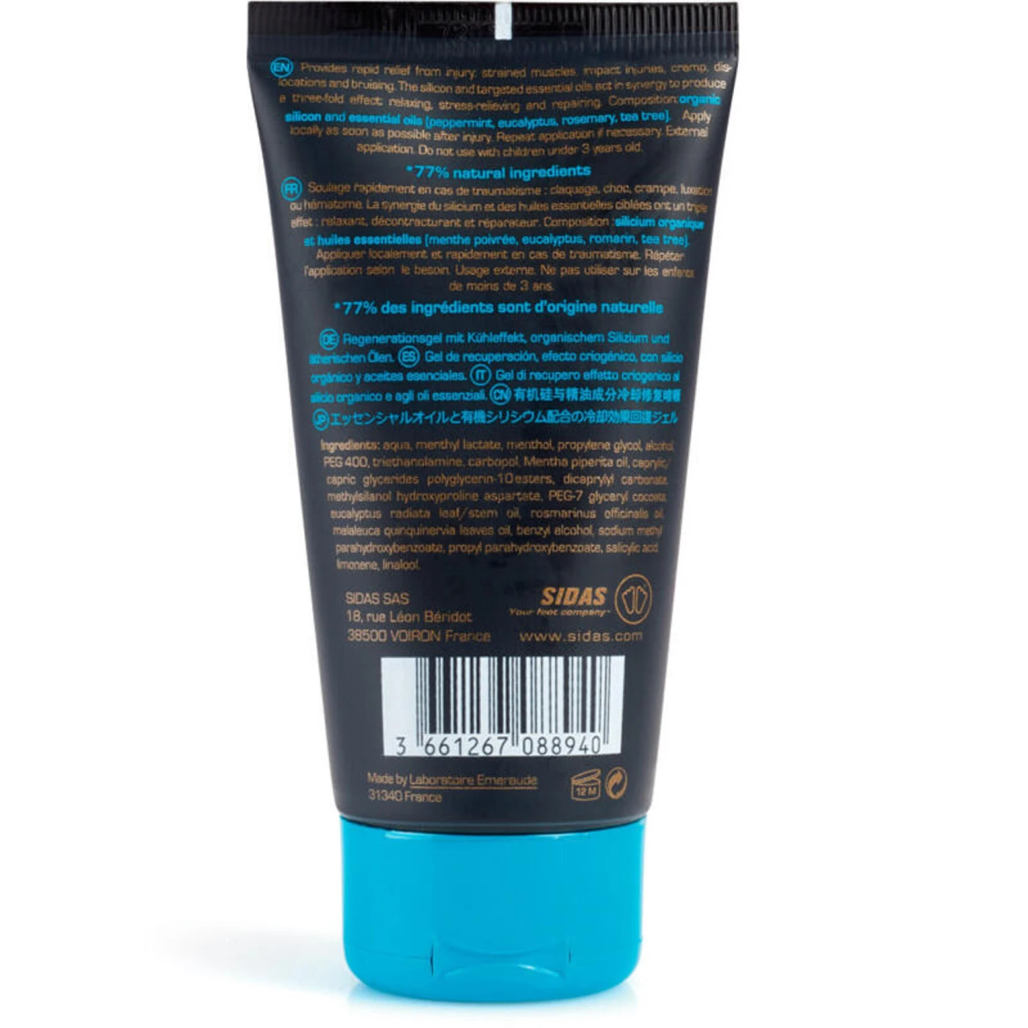 Gel de récupération apaise les muscles - Gel Recovery Cryo 75 ml Sidas Gel De Récupération Apaise Les Muscles - Gel Recovery Cryo 75 Ml -Plongée Matériel Magasin gel de recuperation apaise les muscles gel recovery cryo 75 ml 2