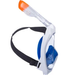 Kit De Snorkeling Masque Easybreath 500 Palmes Adulte - Bleu -Plongée Matériel Magasin kit de snorkeling masque easybreath 500 palmes adulte bleu 4