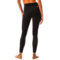 LEGGING ANTI UV SURF 900 FEMME NOIR Avec Découpes En NÉOPRÈNE -Plongée Matériel Magasin legging anti uv surf 900 femme noir avec decoupes en neoprene 2