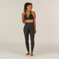 Plongée Matériel Magasin -Plongée Matériel Magasin legging de surf anti uv rachel noir seconde peau et taille haute gainante 1