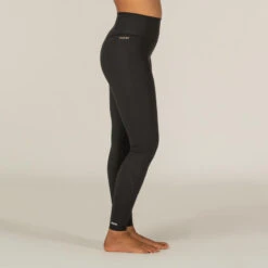 LEGGING DE SURF ANTI UV RACHEL NOIR SECONDE PEAU ET TAILLE HAUTE GAINANTE -Plongée Matériel Magasin legging de surf anti uv rachel noir seconde peau et taille haute gainante 2