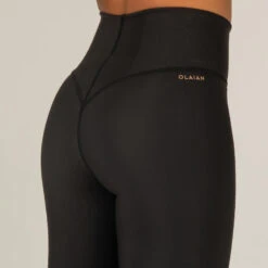 LEGGING DE SURF ANTI UV RACHEL NOIR SECONDE PEAU ET TAILLE HAUTE GAINANTE -Plongée Matériel Magasin legging de surf anti uv rachel noir seconde peau et taille haute gainante 5