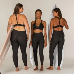 LEGGING DE SURF ANTI UV RACHEL NOIR SECONDE PEAU ET TAILLE HAUTE GAINANTE -Plongée Matériel Magasin legging de surf anti uv rachel noir seconde peau et taille haute gainante 7