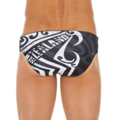MAILLOT DE BAIN SLIP 900 PRINT HOMME NEW ZEALAND -Plongée Matériel Magasin maillot de bain slip 900 print homme new zealand 2
