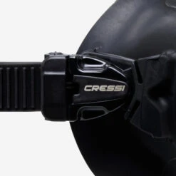 MASQUE DE CHASSE SOUS MARINE ET APNEE ATOM CRESSI NOIR -Plongée Matériel Magasin masque de chasse sous marine et apnee atom cressi noir 4