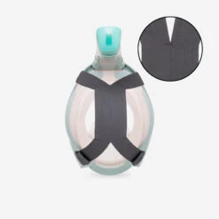 Masque Easybreath+ De Surface Valve Acoustique Adulte - 540 Kaki Clair Rose -Plongée Matériel Magasin masque easybreath de surface valve acoustique adulte 540 kaki clair rose 3