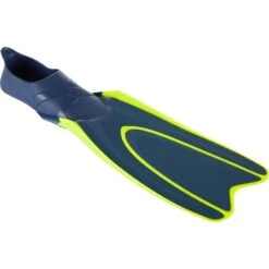 Palmes De Plongée Bouteille SCD 100 FF Bleu/Jaune Fluo