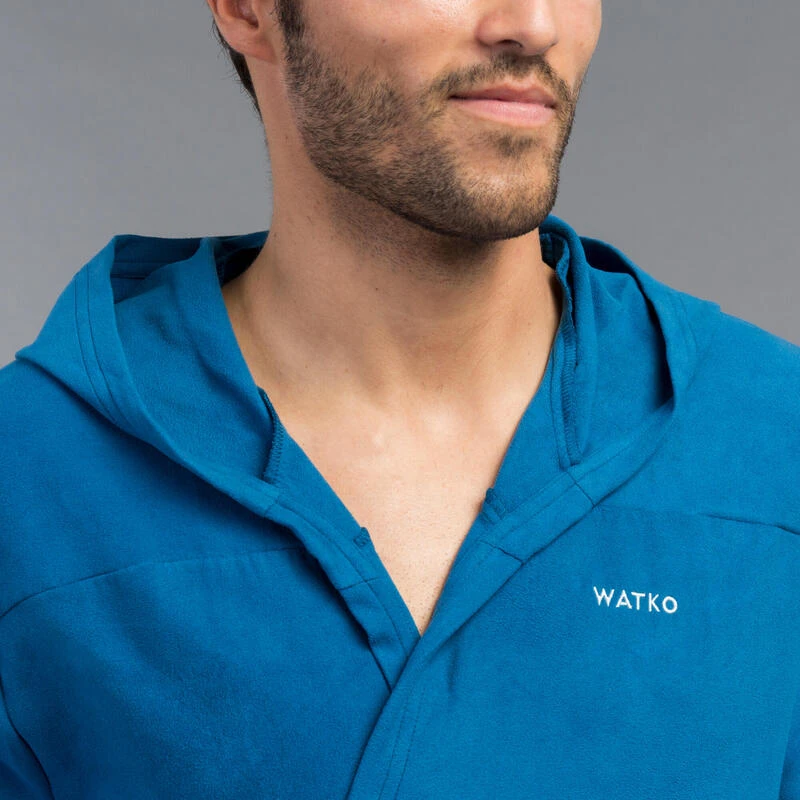 Peignoir de bain homme microfibre compact bleu indigo Peignoir De Bain Homme Microfibre Compact Bleu Indigo -Plongée Matériel Magasin peignoir de bain homme microfibre compact bleu indigo 4