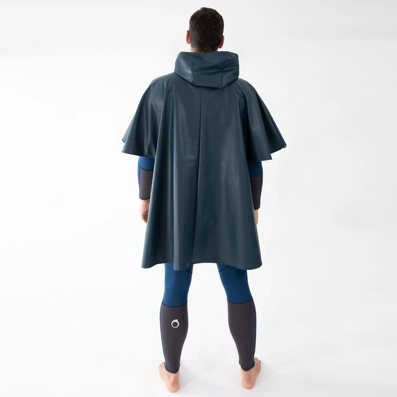 Poncho coupe-vent polaire de plongée sous-marine SCD bleu foncé Poncho Coupe-vent Polaire De Plongée Sous-marine SCD Bleu Foncé -Plongée Matériel Magasin poncho coupe vent polaire de plongee sous marine scd bleu fonce 2