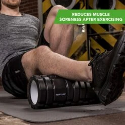 Tunturi Rouleau De Yoga Texturé En Mousse 61cm Noir -Plongée Matériel Magasin rouleau de yoga texture en mousse 61cm noir 5