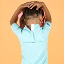 T-shirt Anti UV Bébé Manches Courtes Bleu Clair -Plongée Matériel Magasin t shirt anti uv bebe manches courtes bleu clair 5