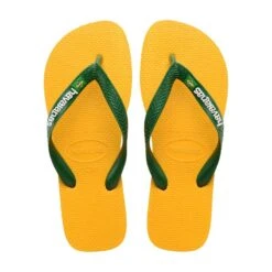 Tong Enfant à Enfiler Havaianas Brasil Logo - Enfant