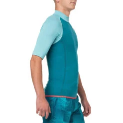 Top Néoprène 100 Manches Courtes Homme Turquoise -Plongée Matériel Magasin top neoprene 100 manches courtes homme turquoise 3