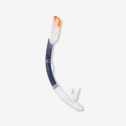 Tuba Plongée Sec Avec Soupape Système Drytop - 100 Dry Top Gris