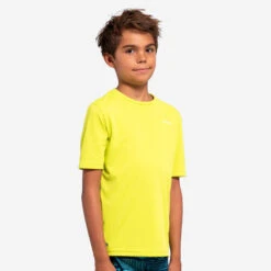 Water Tee Shirt Anti UV Manche Courte Junior Vert